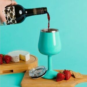 ORCA Vino Seafoam 15oz Insulated Stainless Steel Wine Cup w/lid